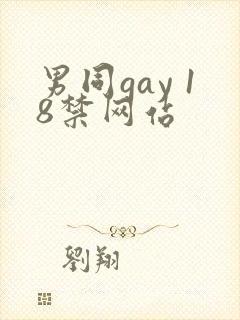 男同gay 18禁网站封面