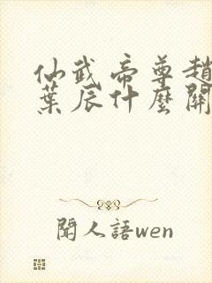 仙武帝尊赵云和叶辰什么关系封面