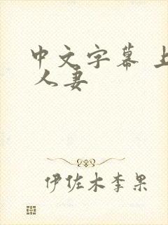 中文字幕 上司 人妻