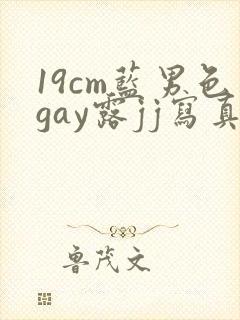19cm蓝男色gay露jj写真