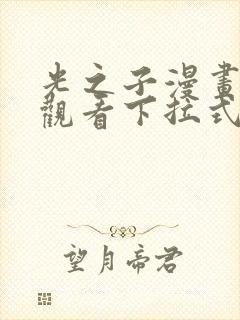 光之子漫画免费观看下拉式六漫画