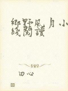 乡野风月小说在线阅读