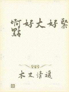 啊好大好紧再快点封面