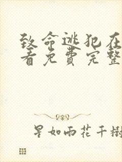 致命逃犯在线观看免费完整版