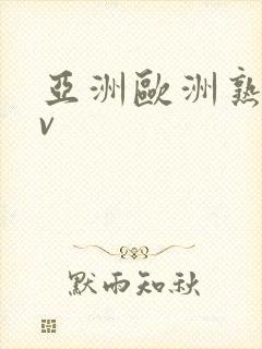 亚洲欧洲熟女av