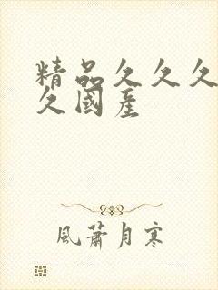 精品久久久久久久国产