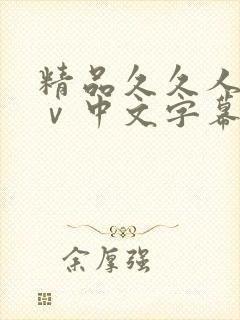 精品久久人妻aⅴ中文字幕封面