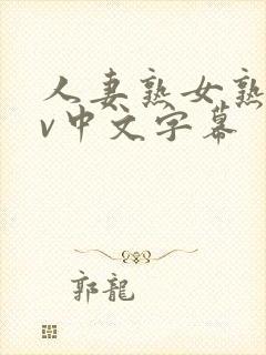 人妻熟女熟女av中文字幕