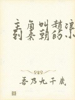 主角叫赵浪穿越到秦朝的小说封面