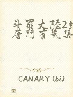 斗罗大陆2绝世唐门有几集