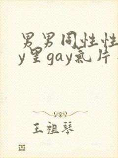 男男同性性gay里gay气片网站