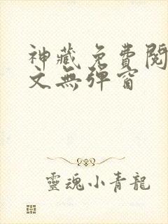 神藏免费阅读全文无弹窗