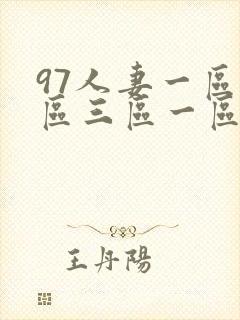97人妻一区二区三区一区