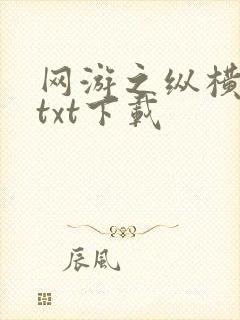 网游之纵横天下txt下载