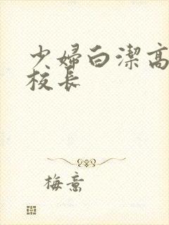 少妇白洁高义高校长