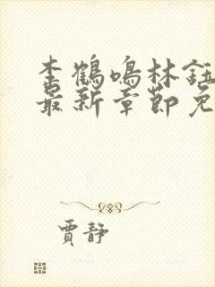 李鹤鸣林钰小说最新章节免费阅读