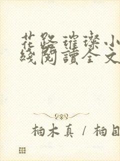 花路璀璨小说在线阅读全文