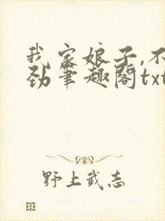 我家娘子,不对劲笔趣阁txt封面