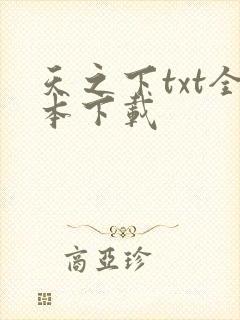 天之下txt全本下载