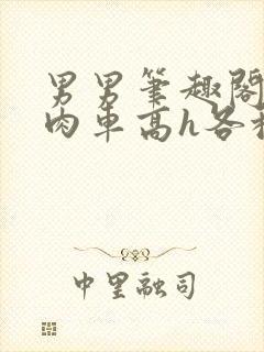 男男笔趣阁高干肉车高h各种play