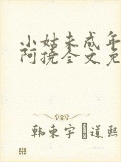 小姑未成年by阿挠全文免费阅读笔趣阁封面