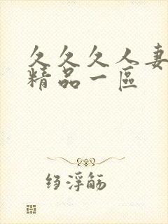 久久久人妻少妇精品一区