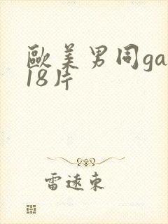 欧美男同gay18片