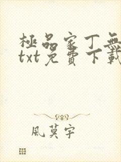 极品家丁无删减txt免费下载