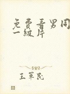 免费看男同性恋一级片