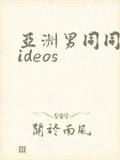 亚洲男同同性videos