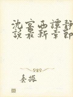 沈宴西谭静凡小说最新章节更新