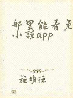 哪里能看免费的小说app封面