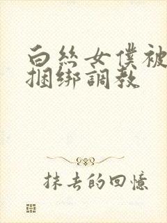 白丝女仆被主人捆绑调教