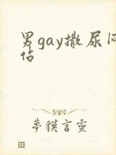 男gay撒尿网站封面