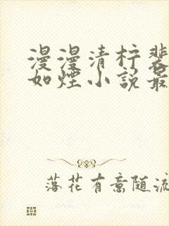 漫漫清柠裴钰柳如烟小说最新章节更