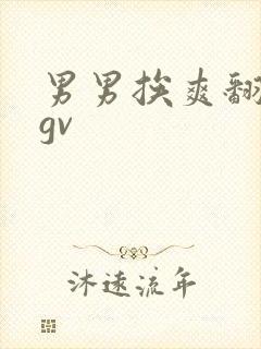 男男挨爽翻呻吟gv