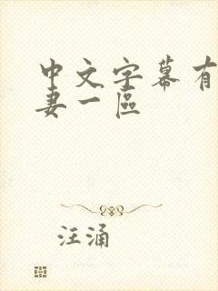 中文字幕有码人妻一区封面