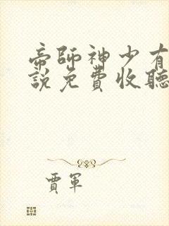 帝师神少有声小说免费收听