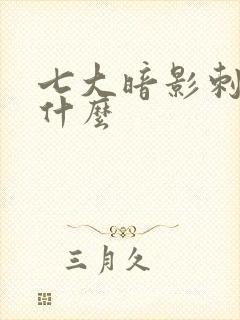 七大暗影刺客是什么