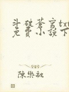 斗破苍穹txt免费小说下载封面