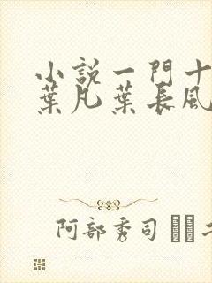 小说一门十忠烈叶凡叶长风全集