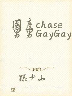 国产chase男男GayGay