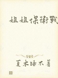 姐姐保卫战封面