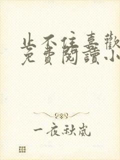 止不住喜欢全文免费阅读小说