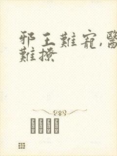 邪王难宠,医妃难撩封面