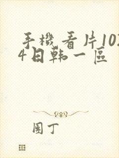 手机看片1024日韩一区