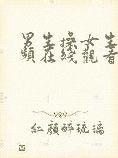 男生操女生的视频在线观看