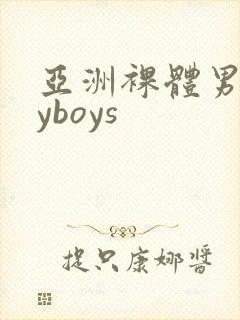 亚洲裸体男gayboys