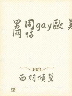男同gay欧美网站