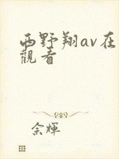 西野翔av在线观看